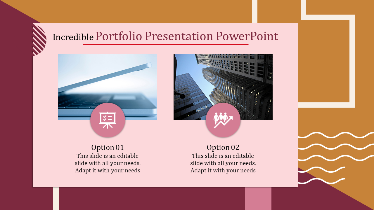 Portfolio PowerPoint presentation Template